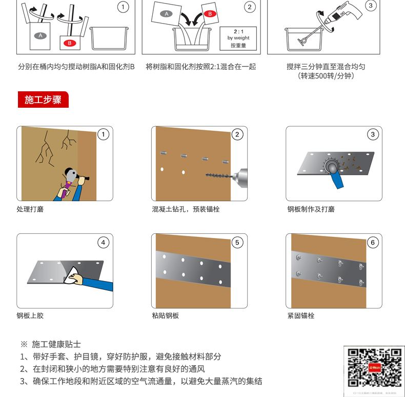 包钢福绵粘钢加固施工过程